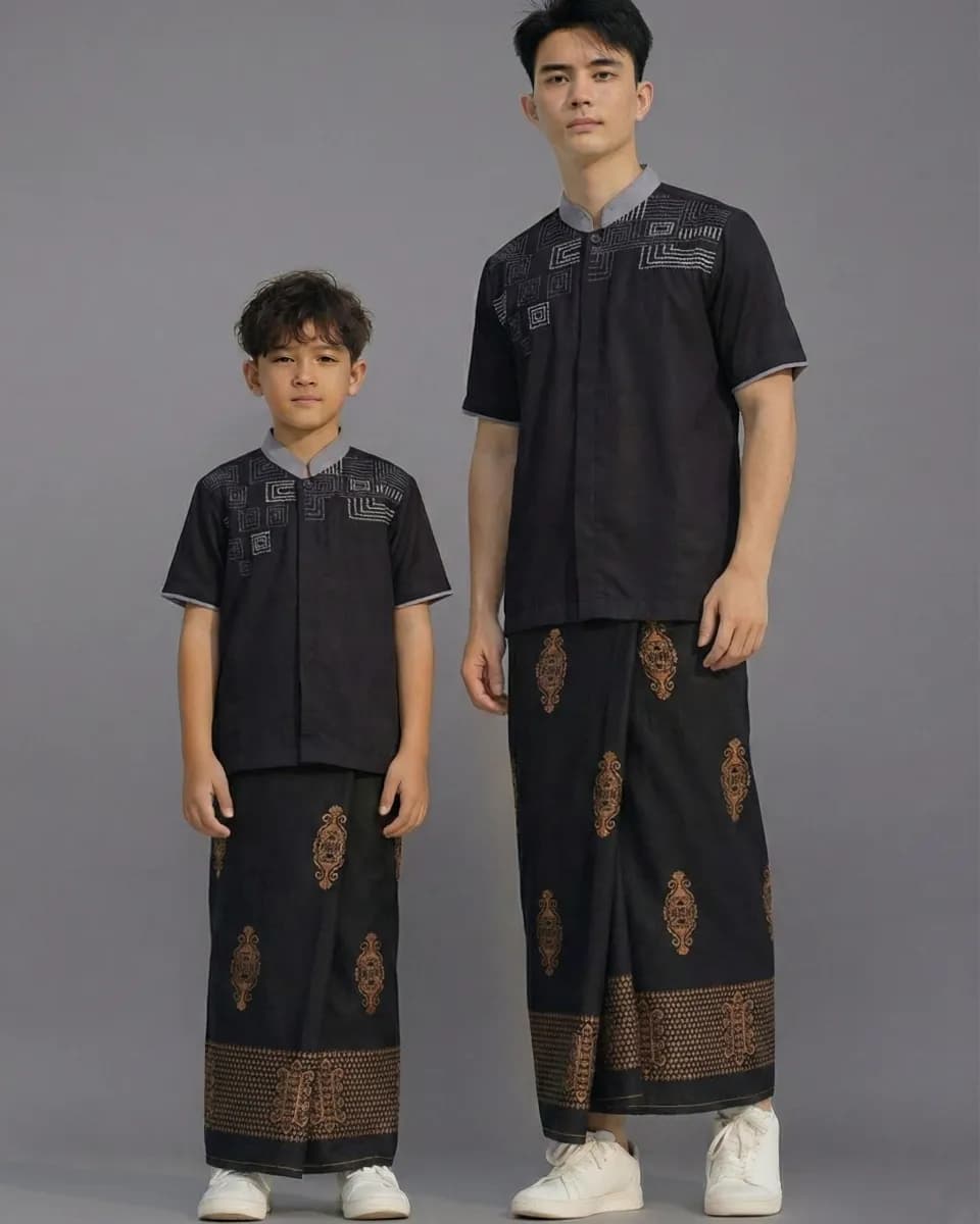 Set Koko Anak - Biru Dongker